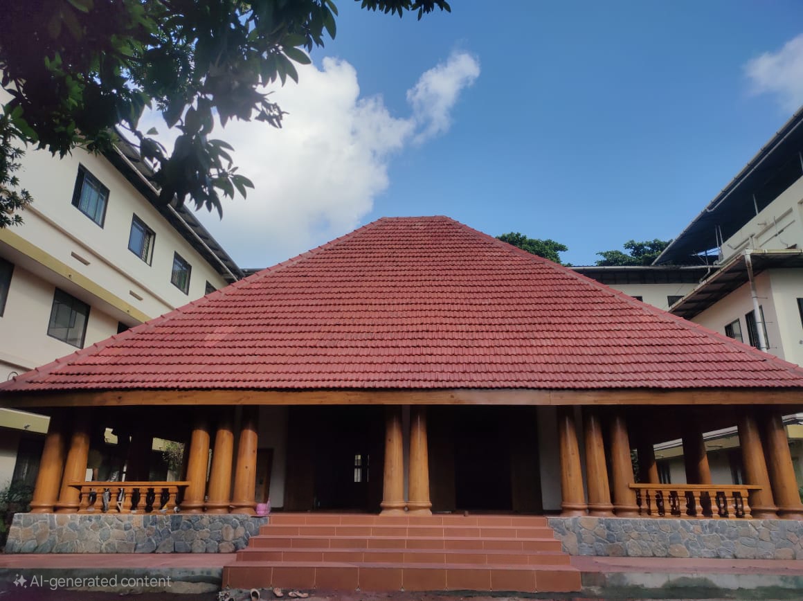 Restored Musavari Bungalow heritage building in Kunnamkulam